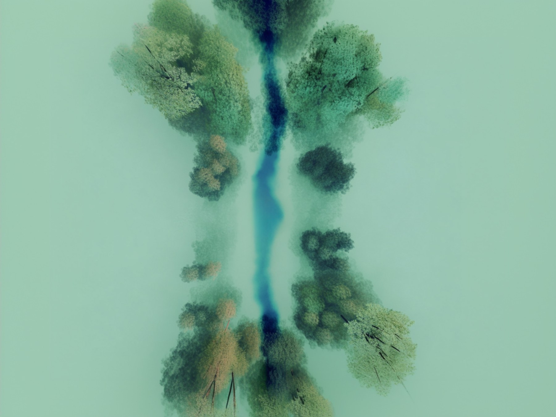 A Breath of a Wood — abstract forest imagery