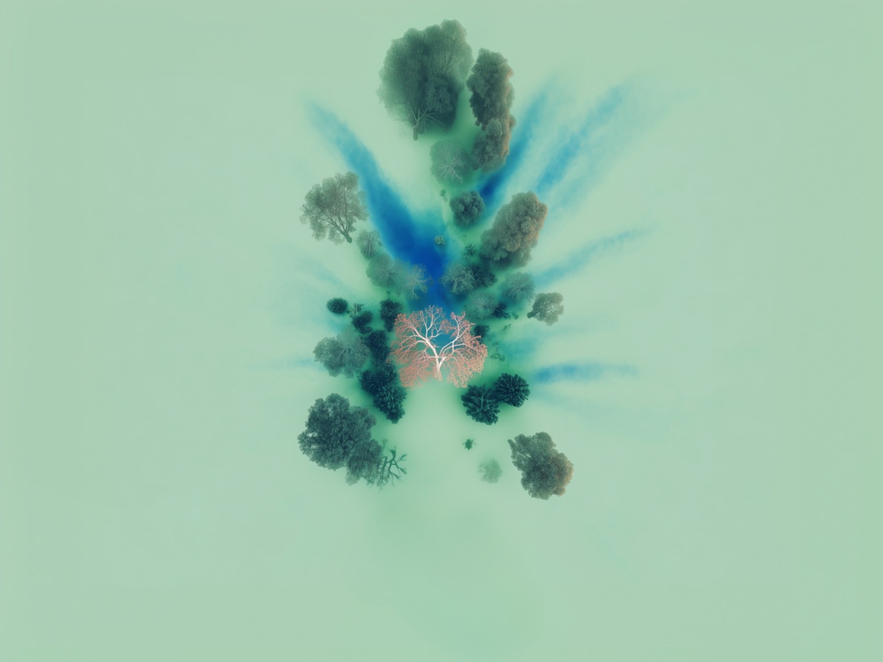 A Breath of a Wood — abstract forest imagery