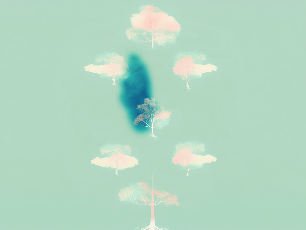 A Breath of a Wood — abstract forest imagery